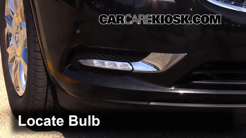 2013 Buick Enclave 3.6L V6 Éclairage Feu antibrouillard (remplacer l'ampoule)